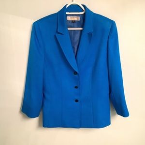 Bright blue Tahari blazer